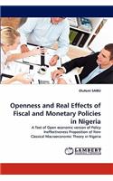 Openness and Real Effects of Fiscal and Monetary Policies in Nigeria: (English)