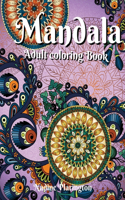 Adult coloring book mandala