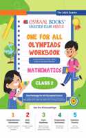 Oswaal One for All Olympiad Workbook Class 2 Maths for 2024-25 Exam