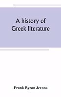 history of Greek literature