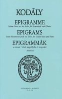 Epigrams. Seven Movements from the Series for double bass and piano