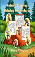 Animals Camping Coloring Fun Pictures