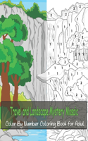 Travel and Landscape Mystery Mosaic Color By Number Coloring Book For Adult