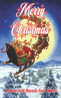 Merry Christmas coloring book for kids