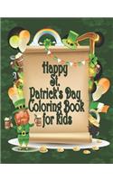 Happy St. Patrick's Day Coloring Book for kids