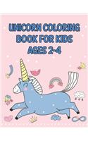 Unicorn Coloring Book For Kids Ages 2-4