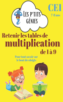 Retenir les tables de multiplication de 1 à 9