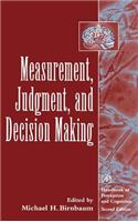 Measurement, Judgment, and Decision Making