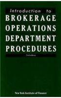 Introduction to Brokerage Operation Department Procedures