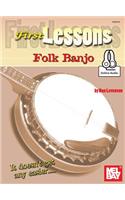 First Lessons Folk Banjo With Online Audio