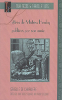 Lettres De Mistriss Henley Publiées Par Son Amie