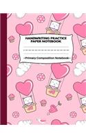 Handwriting Practice Paper Notebook Primary Composition Notebook