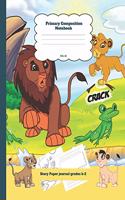 Primary Composition Notebook Story Paper Journal Grades K-2