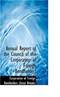 Annual Report of the Council of the Corporation of Foreign Bondholders