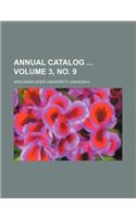 Annual Catalog Volume 3, No. 9