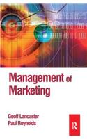 Management of Marketing