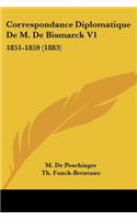 Correspondance Diplomatique De M. De Bismarck V1