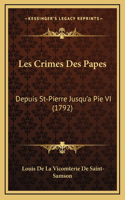 Les Crimes Des Papes