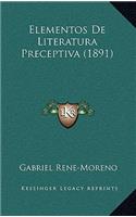 Elementos de Literatura Preceptiva (1891)