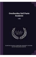 Overburden Soil Paste Analysis
