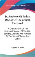 St. Anthony Of Padua, Doctor Of The Church Universal