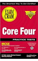 MCSE Core Four Practice Test Exam Cram (Exam Cram Series)