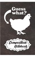 Composition Notebook: 110 Blank Lined Papers - 6x9 Personalized Customized Chicken Composition Notebook Journal Gift For Chicken Owners, Lovers and Farmers