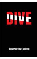 Dive Scuba Diving Themed Notebook