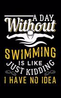 A Day Without Swimming Is Like Just Kidding I Have No Idea