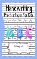 Handwriting Practice Paper for ABC Kids