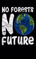 No Forests - No Future: Kalender 2020 (Jahres, Monats und Wochenplaner) DIN A5 - 120 Seiten