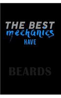 The Best Mechanics Have Beards: 110 Game Sheets - 660 Tic-Tac-Toe Blank Games - Soft Cover Book For Kids For Traveling & Summer Vacations - Mini Game - Clever Kids - 110 Lined Page