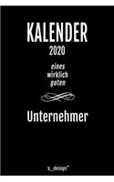 Kalender 2020 für Unternehmer