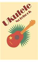 Ukulele Notebook: Homework Book Composition and Practice Tracker