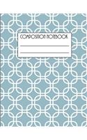 Composition Notebook: Awesome Cool Composition Journal Wide Ruled 8.5 X 11 In, 100 Pages Book for Boys, Kids, School, Students and Teachers (Cool Blue Composition Books)