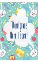 Third Grade Here I Come: Awesome Composition Notebook; Cool Journal; Back to School; Wide Ruled Blank Lined for Students, Kids, Grade School or Class Study Notes; Perfect fo(Cute Pattern Composition Books)