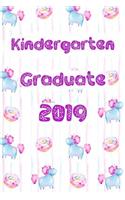 Kindergarten Graduate Journal: Cute Kinder Graduating Journal, Notebook and Sketchbook: Unicorn and Donut Pattern Graduate Design