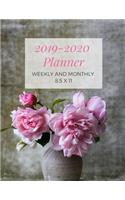 2019-2020 Planner Weekly and Monthly 8.5 X 11