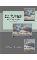 What the Bible says about God's Word
