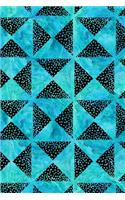 Journal Notebook Triangles With Dots Pattern 1