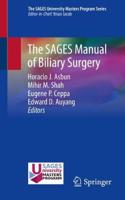 The Sages Manual of Biliary Surgery