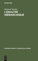 L'analyse hiérarchique