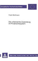 Die Unbenannte Zuwendung Im Privatrechtssystem