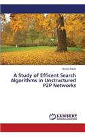 A Study of Efficent Search Algorithms in Unstructured P2P Networks