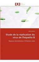 Etude de la réplication du virus de l'hépatite b