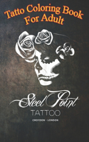 Tatto Coloring Book For Adult