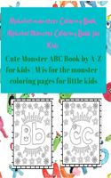 Alphabet Monster Coloring Book for Kids