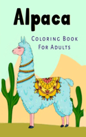 Alpaca Coloring Book For Adults