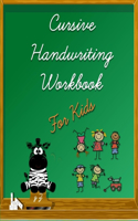 Cursive Handwriting Workbook For Kids
