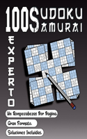 100 Sudoku Samurai Experto/ Un Rompecabezas Por Pagina/ Gran Formato/ Soluciones Incluidas